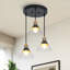 Lustre encastré 3 lumières Modern