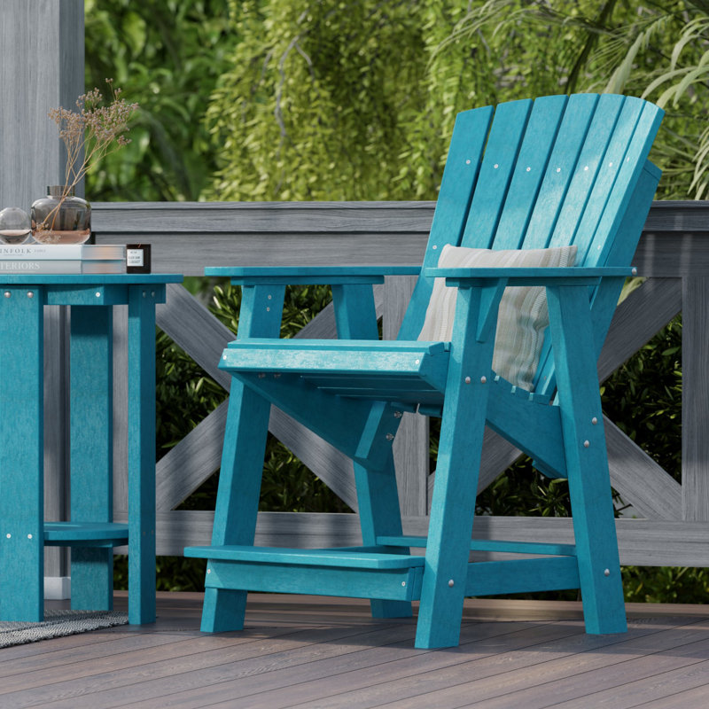 Chaise haute Adirondack Heritage, Bleu Aruba