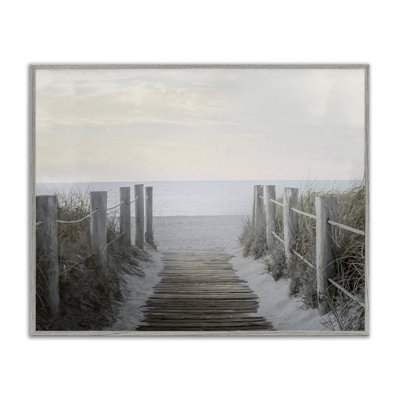 Boardwalk Steps to Beach Giclee Art by Mike Calascibetta