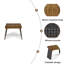 Table d'appoint pliable
