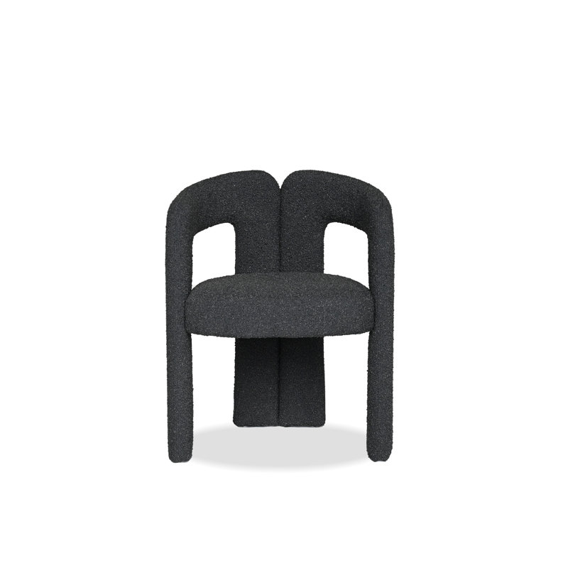 Fauteuil rembourré Melrose, Boucle réglisse Melrose, Réglisse
