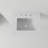 24" x 18.3" Carrara White Artificial Marble Bathroom Vanity Top with Integrated Sink with 3-Hole Faucet Configuration, Top Only