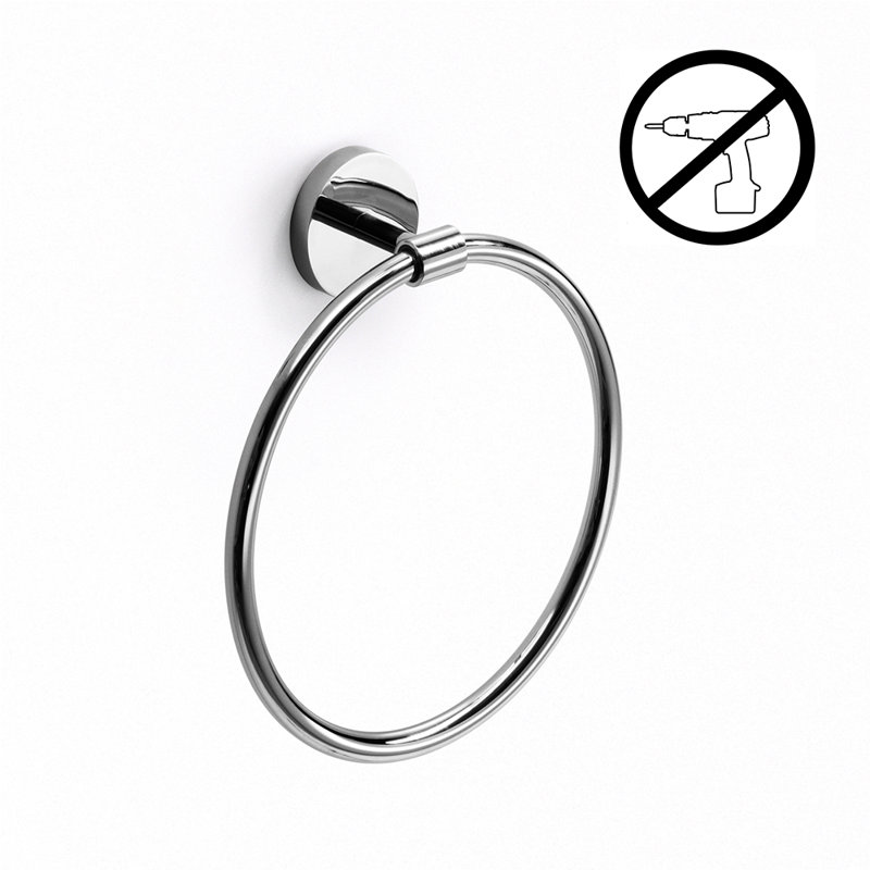 Duemila Wall Mounted Self-Adhesive Towel Ring
