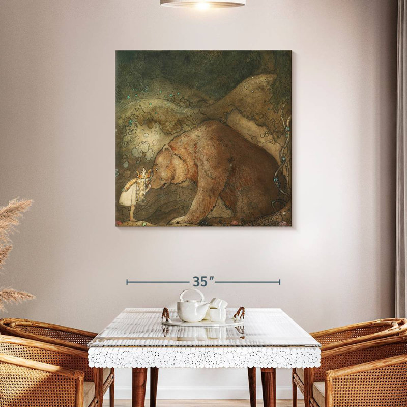 Brampt Stackars Lilla Basse, 39" H x 39" W