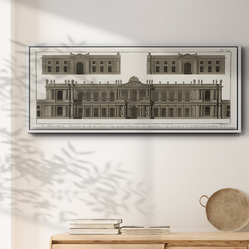 Buildings & Facades I- Framed Canvas