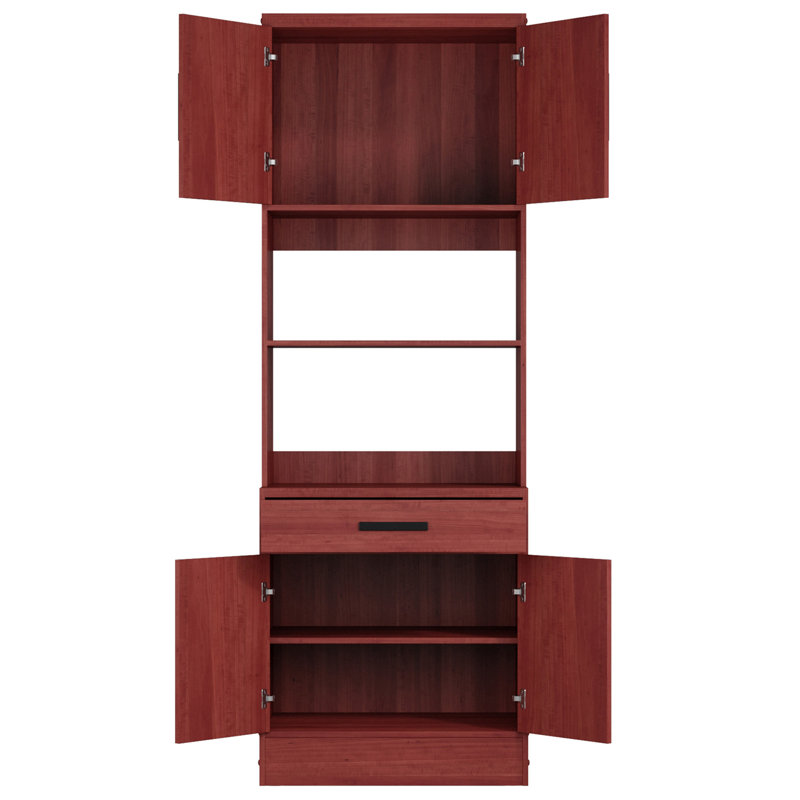 Armoire de garage 71 po, Acajou