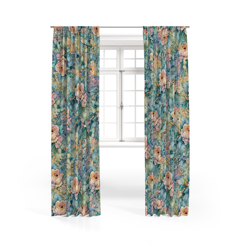 Powel Room Darkening Curtain Pair