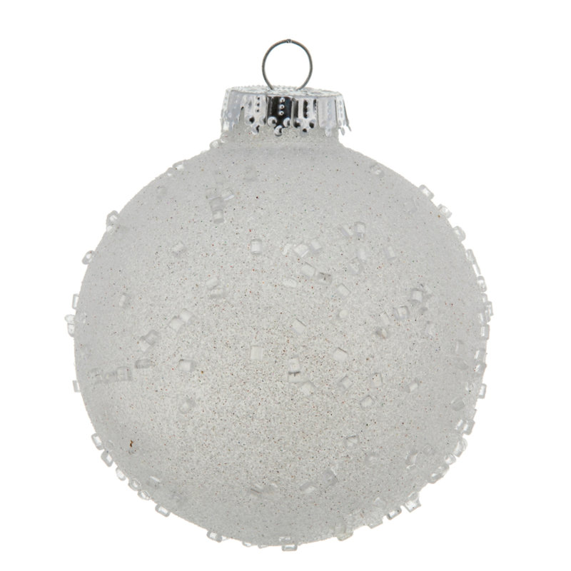 Ornement boule de glace, Blanc
