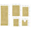 Ensemble de tapis pour salle de bain 100% coton Hazley-1030844445