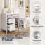 Meuble-lavabo simple de 91 cm (36 po) avec comptoir et rangement multifonctionnel, blanc-1244077768