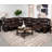 Trayvis Upholstered Power Reclining Sectional Sofa Brown-98417992