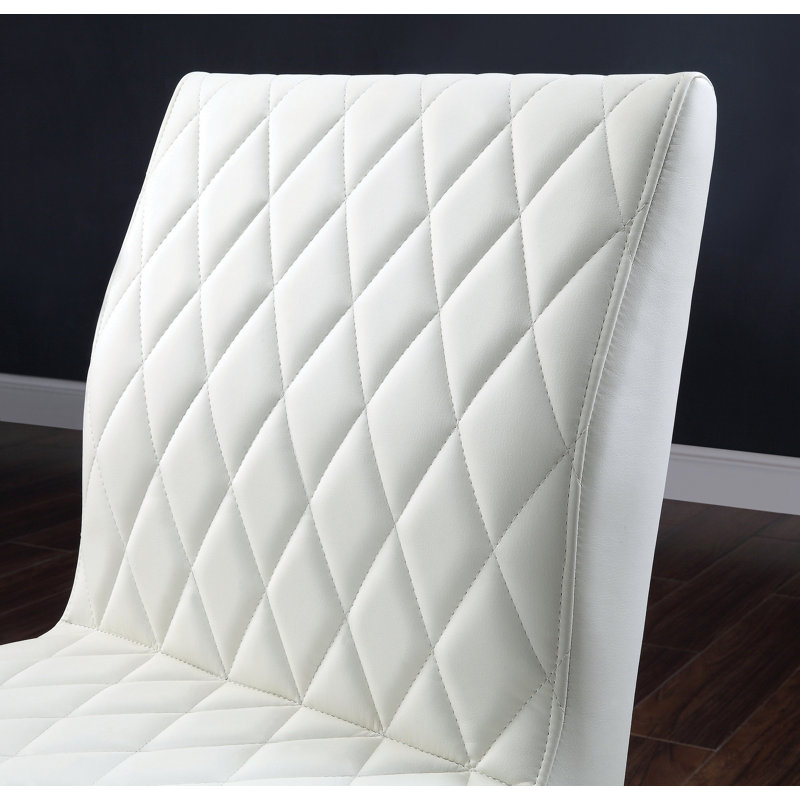 Annandale Upholstered Side Chair in Ivory