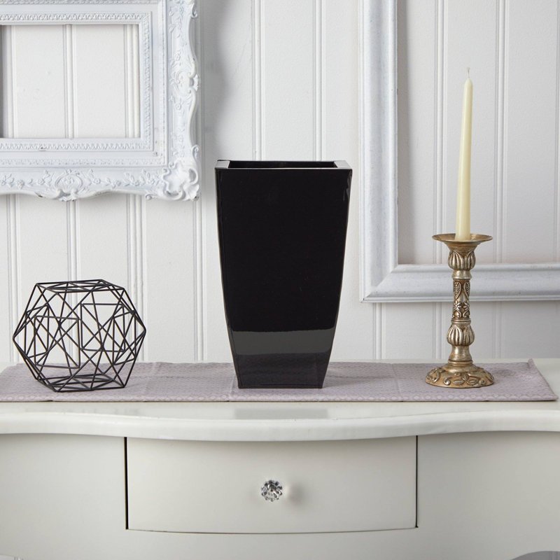 Tapered Square Metal Planter