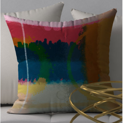  Exotic Palate Square Pillow Cover & Insert