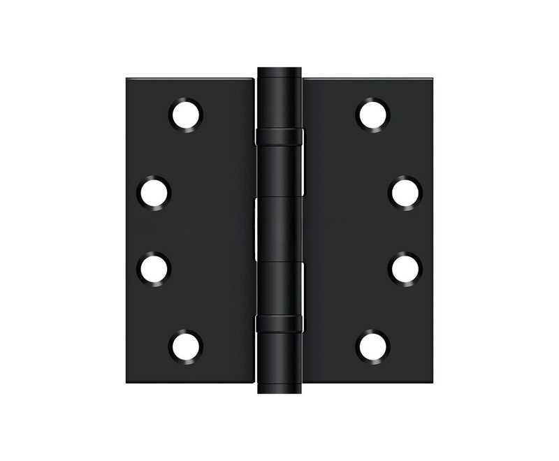 Charnière carrée 4 "x 4" Deltana S44HDBB1B, Paint Black