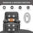 Rocker Recliner Swivel Heated Massage Reclining Chair-232449309