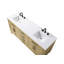 Meuble-lavabo double 72 po brun miel-507897212-507897201