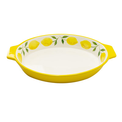 Grace's Tea Ware Oval Stoneware Baker Bakeware