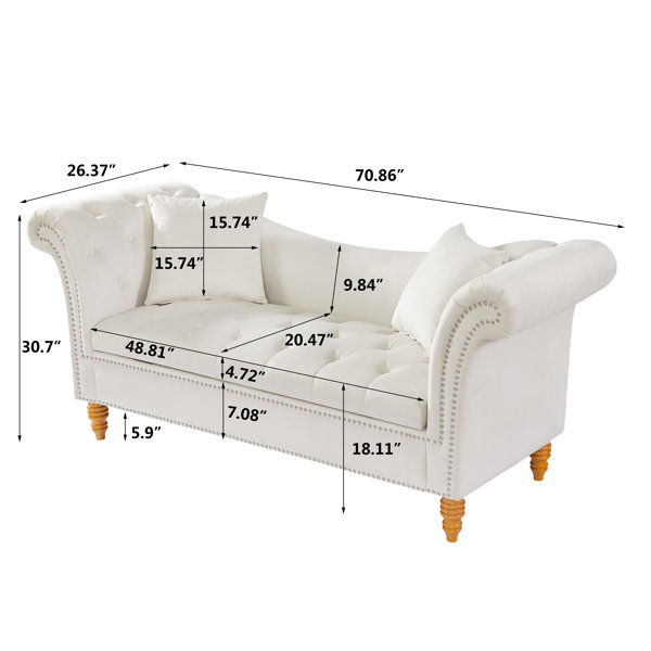 House of Hampton® Endrita Velvet Upholstered Storage Bench & Reviews ...