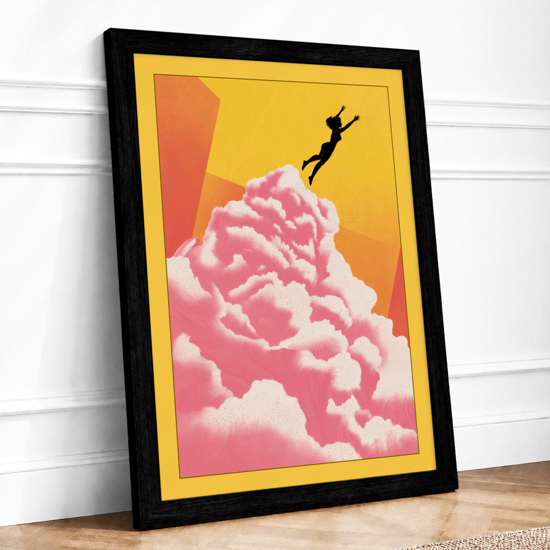 Descent into Dreams Modern - Framed Print