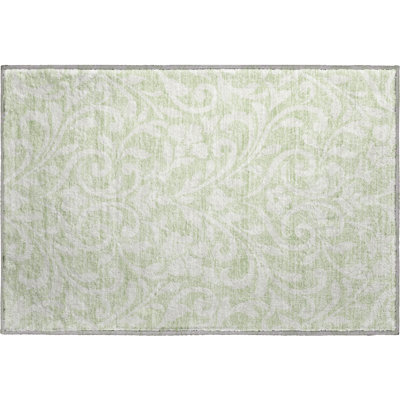 Premium Machine Washable Prisco Aloe Rug