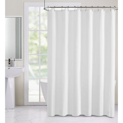 Hotel Style Heavy Duty PEVA Shower Liner, 72" x 72"