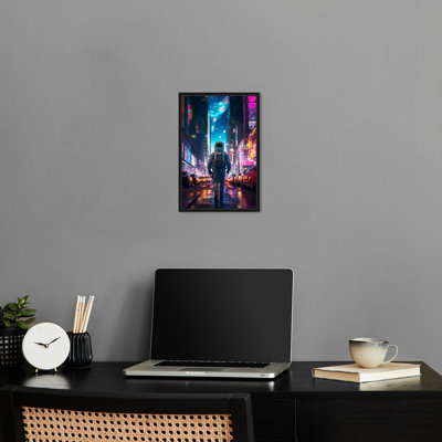 Astronaut In The City Canvas Modern Astronaut Art By Notoriart