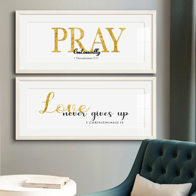 " Pray Continually " 2 - Pieces