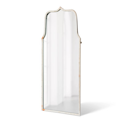Country French Flat Metal Wall Mirror