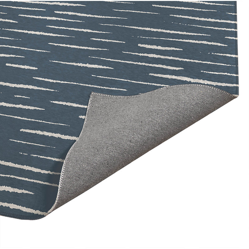 Paillasson Schoodic, L 36 po x L 60 po, Bleu