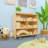 4 Compartment Manufactured Wood Shelving Unit