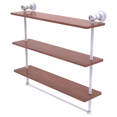 Étagère murale en bois massif 3 pièces Freyja