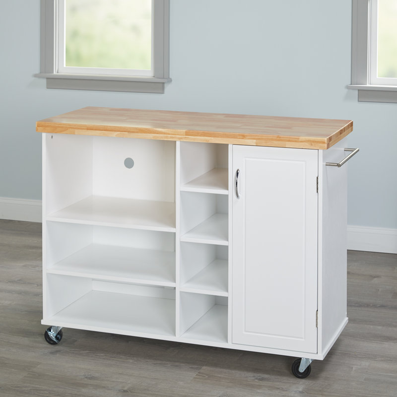 Drolet Kitchen Cart, White