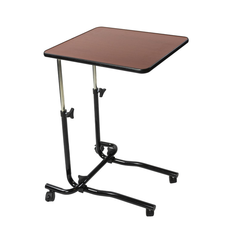 Wheeled Overbed Laptop Table