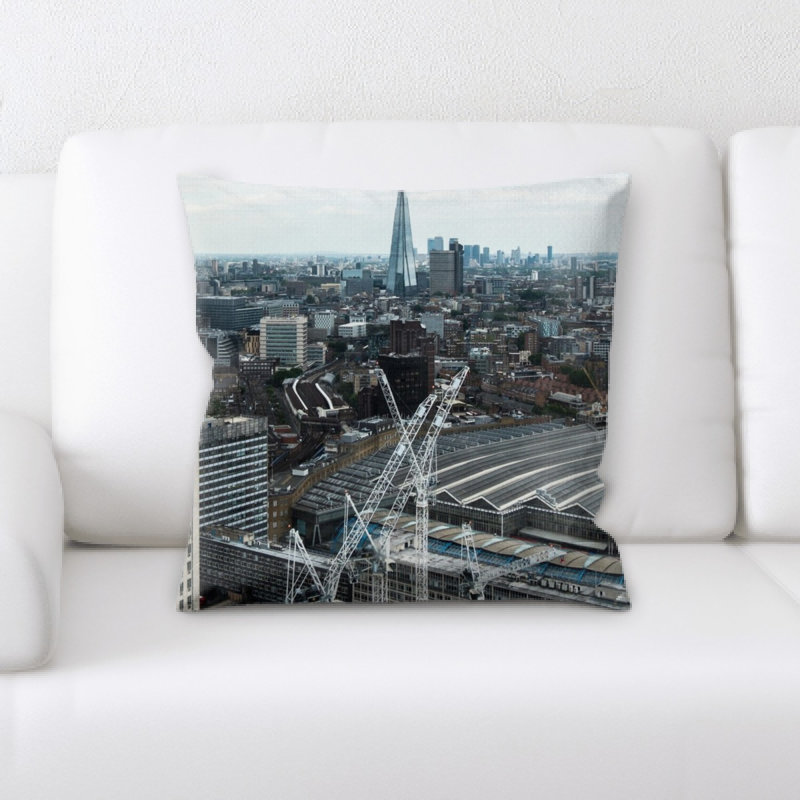Microsuede Reversible Throw Pillow
