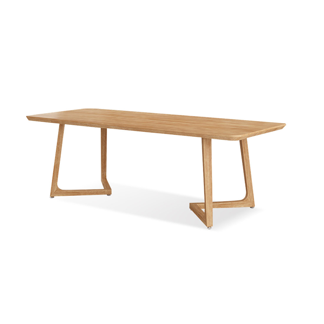 East Urban Home Burlywood Rectangular Solid Wood Dining Table - Wayfair ...
