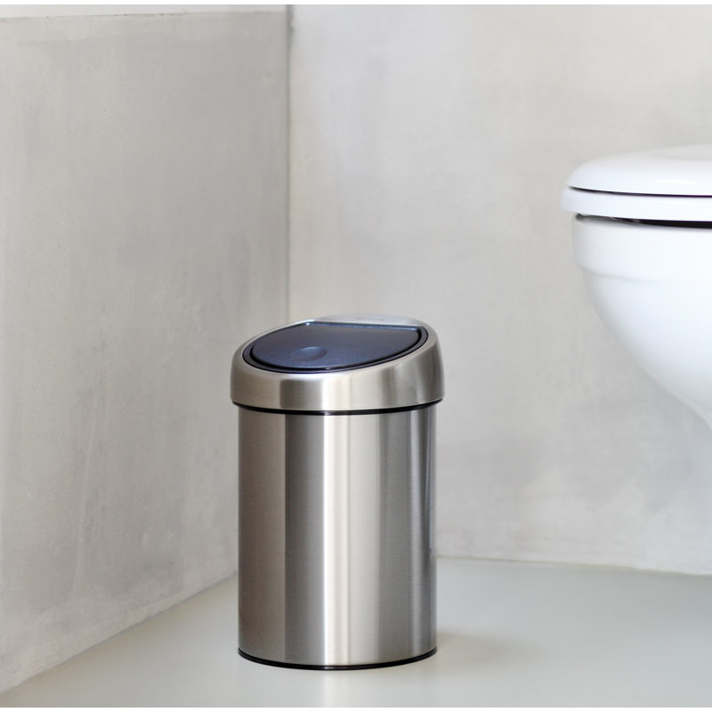 Brabantia 3 Litre Touch Bin, Matt Steel