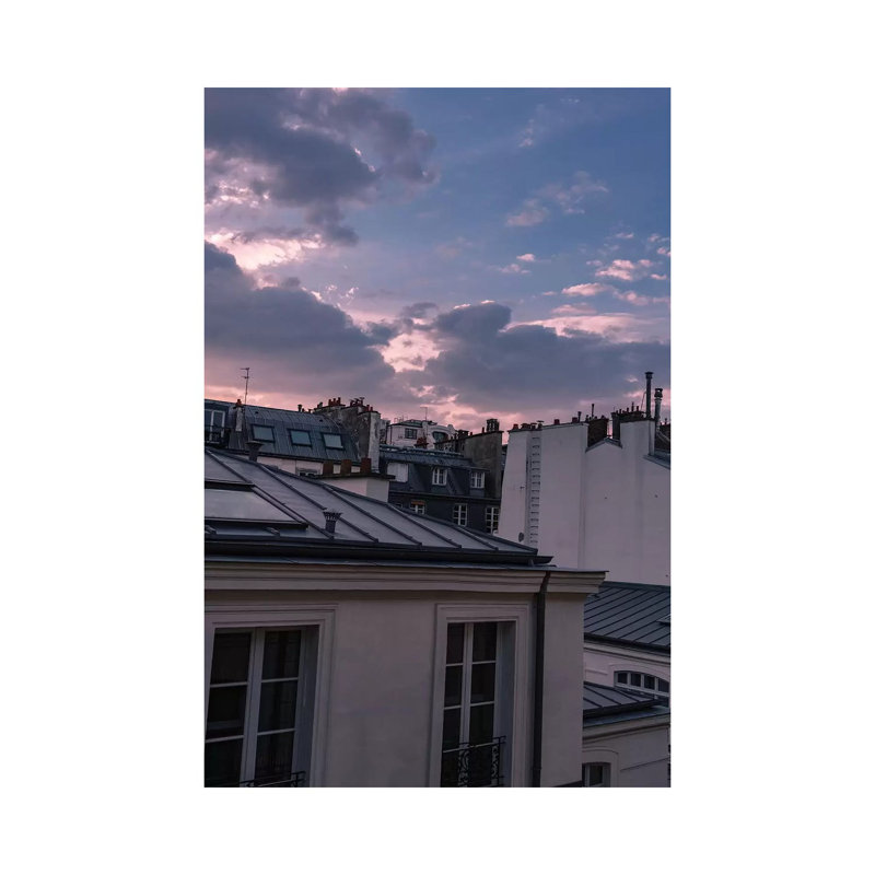 Paris Sunset V by Bethany Young - Print on Canvas, Wrapped Canvas, 101.6cm H x 66.04cm W x 1.91cm D