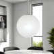 1-Light  Single Moon Globe Pendant For Hallway/Dining Room