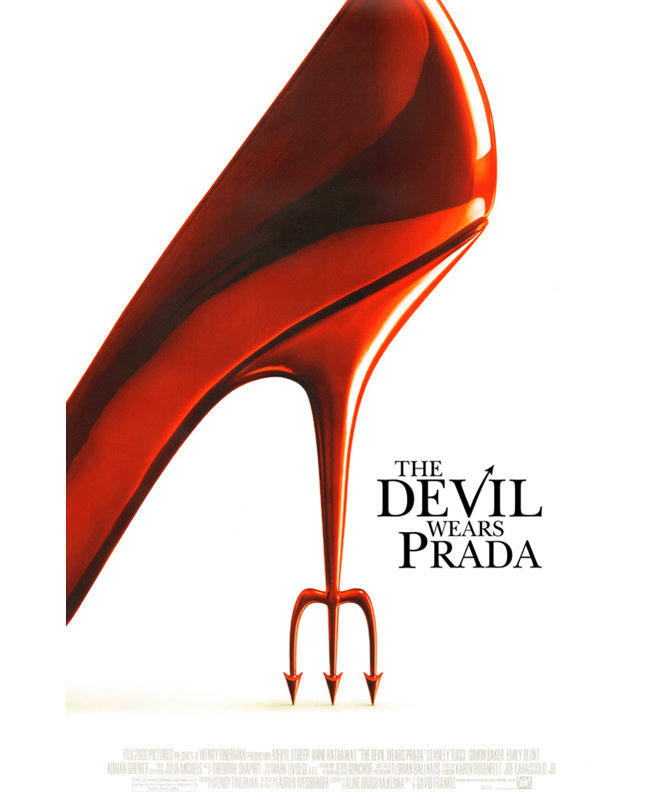 The Devil Wears Prada, 18" H x 12" W