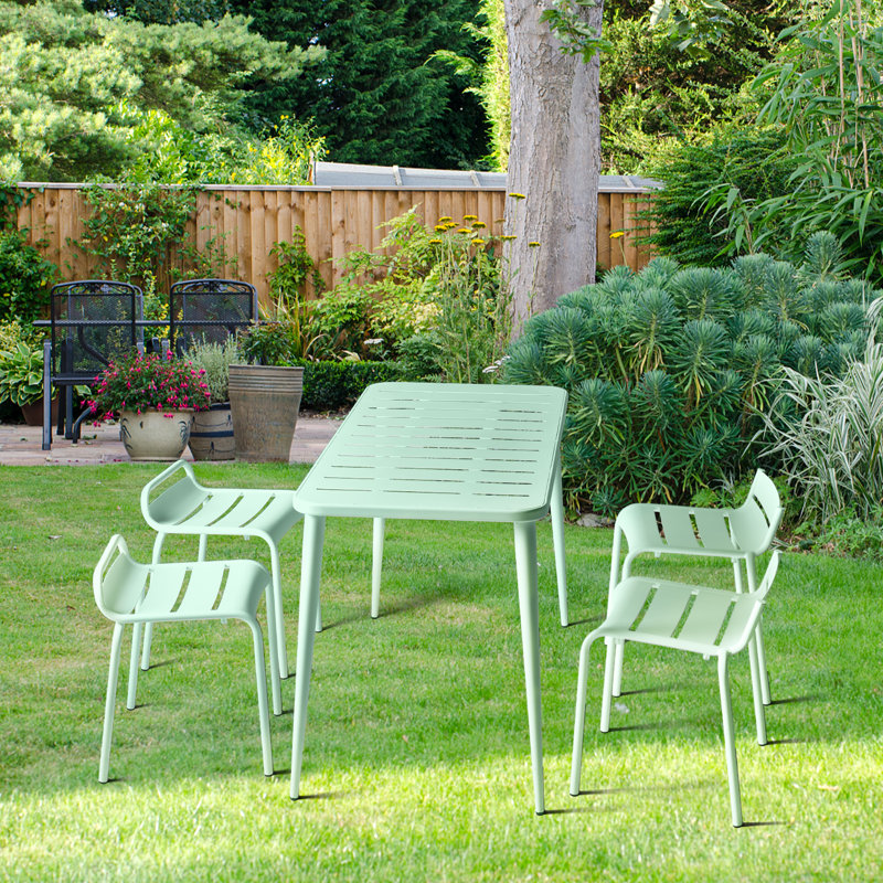 Diftir Premium All-Weather Wicker Outdoor Stacking Dining Side Chair