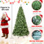 Arbre de Noël artificiel de 5 pi avec 200 lumières Ul blanc chaud, 551 pointes de branches épaisses, dépliage automatique rapide-942545234