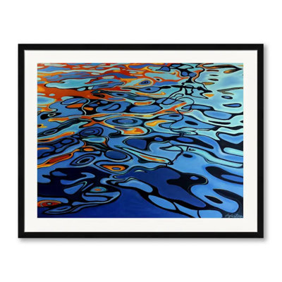 Ripples And Reflections#2 Falmouth Print by Alan Weston