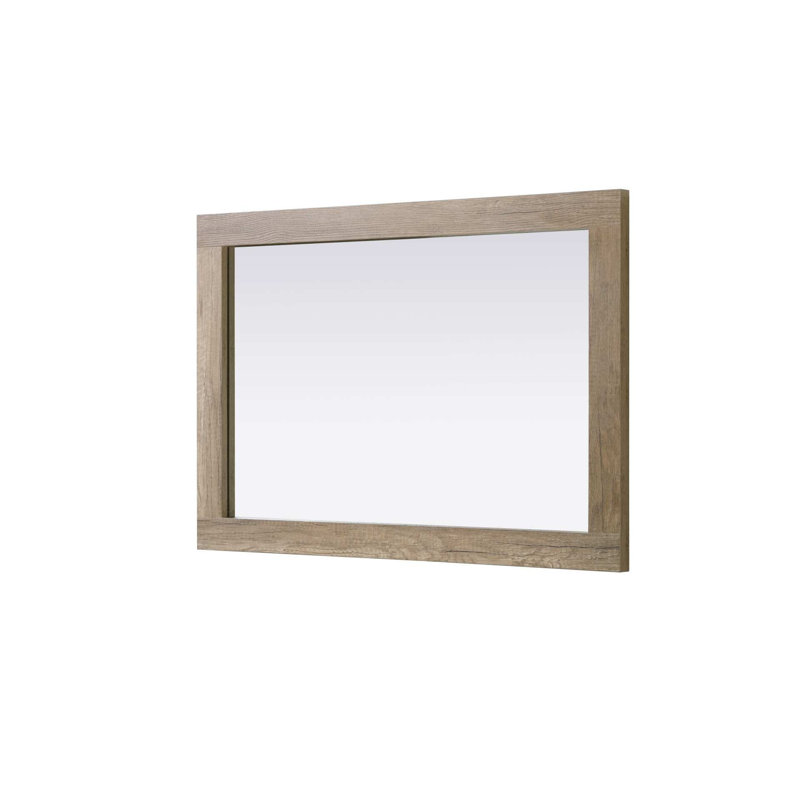 Miroir Noah, 32 po x 22 po, Rectangulaire, Chêne naturel