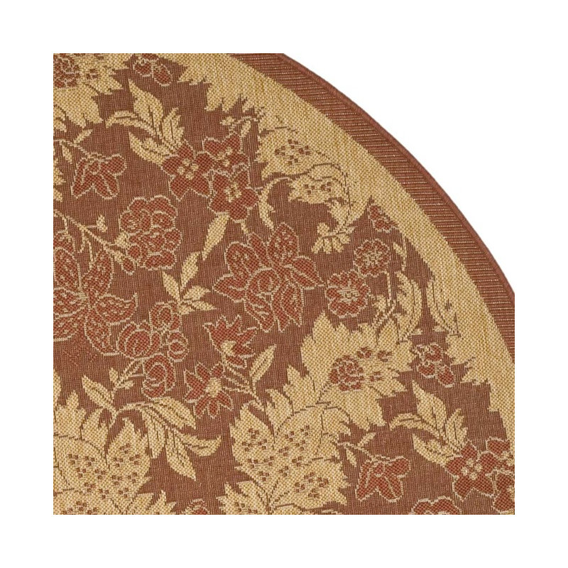 Weyauwega Performance Oriental Rug, Round 6'7"