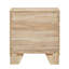 Table de chevet 2 tiroirs Natural
