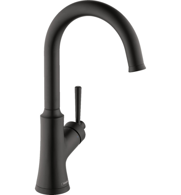 Joleena Pull Down Bar Faucet, Matte Black