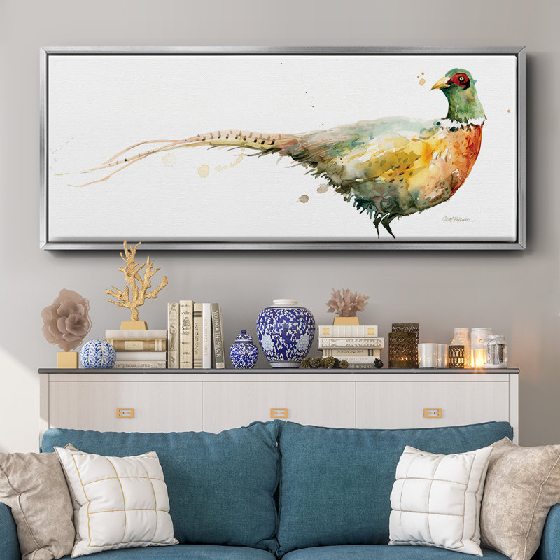 Harvest Pheasant- Framed Canvas