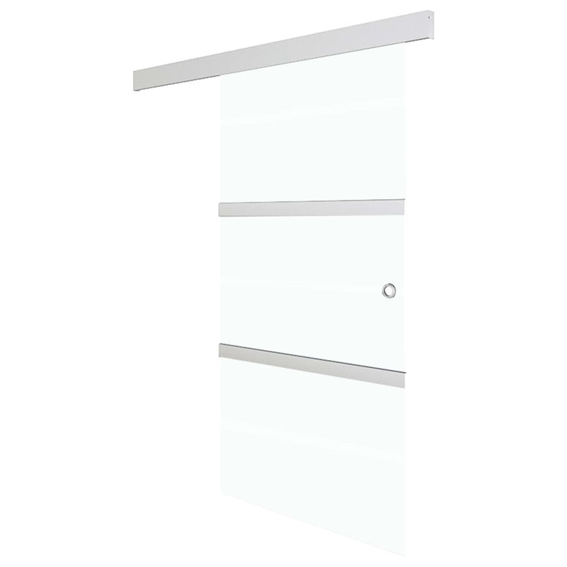 Mihriban Glass Sliding Door, 205cm H x 90cm W