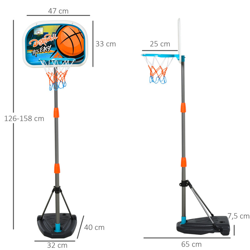 Ebern Designs Adjustable Height Metal Outdoor Kids Game